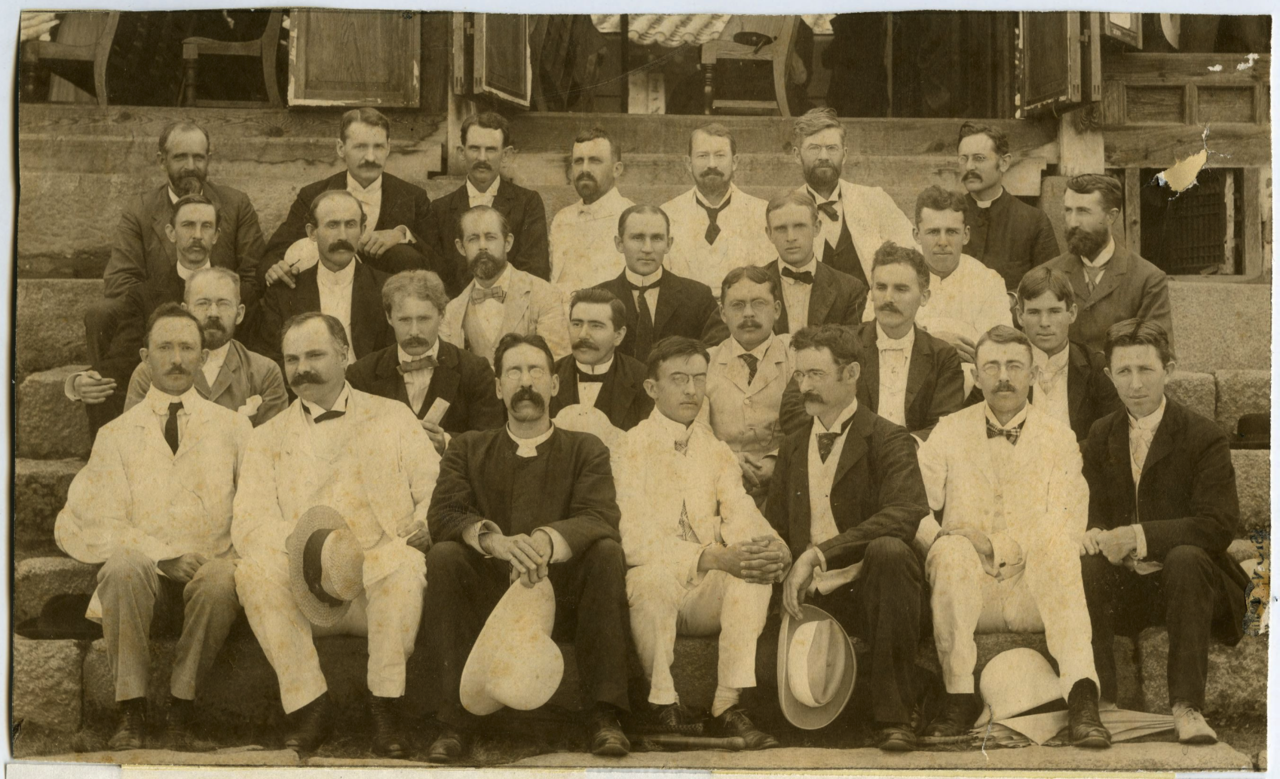 1901년 9월 조선야소교장로회공의회 참석 선교사들(출처- 미국 PHS)