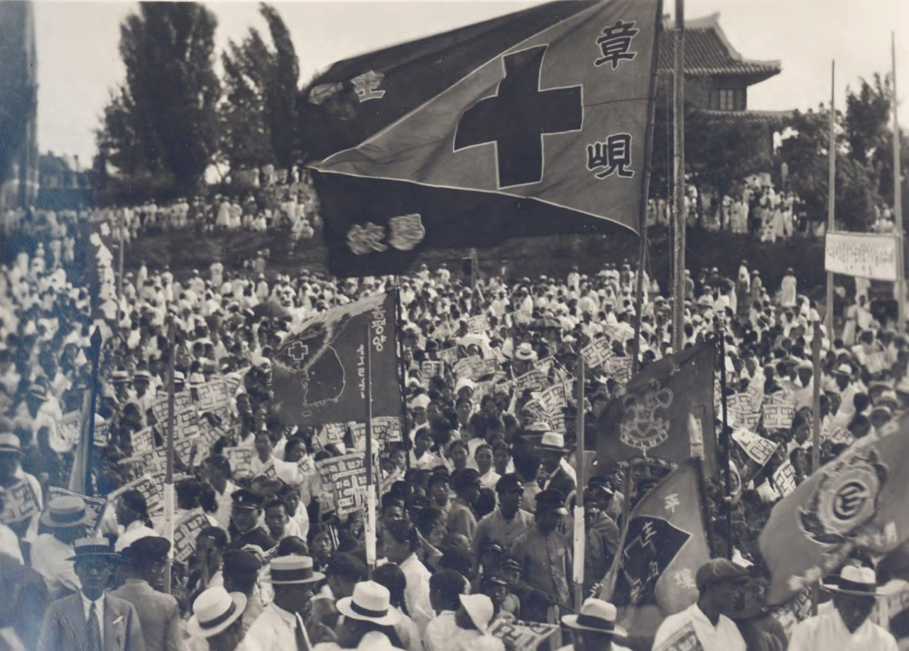 C.E. Convention. (1934년 9월 평양에서 개최된 ‘제 1회 전국면려회 4년 대회' 사진으로 추정)(출처- 미국 PHS)