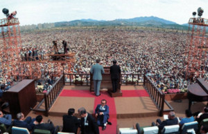                                                            1973년 5월 빌리 그래함 서울전도집회
