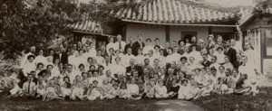 1909년 평양에서 열린 북장로회 내한선교사 연례모임 단체사진